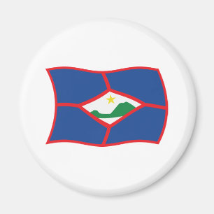 Sint-Eustatius-Flagge-Magnet Magnet
