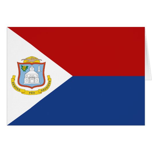 Sint Maarten Flag (Vorderseite (Horizontal))