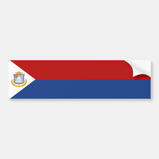 Sint Maarten Flag Autoaufkleber