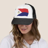 Sint Maarten Flag Hat Truckerkappe (Beispiel)
