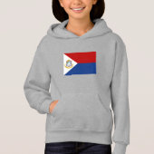 Sint Maarten Flag Hoodie (Vorderseite)