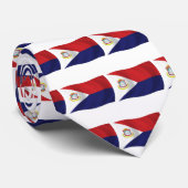 Sint Maarten Flag Krawatte (Gerollt)