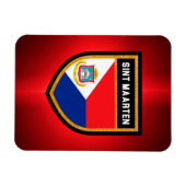 Sint Maarten Flag Magnet (Horizontal)