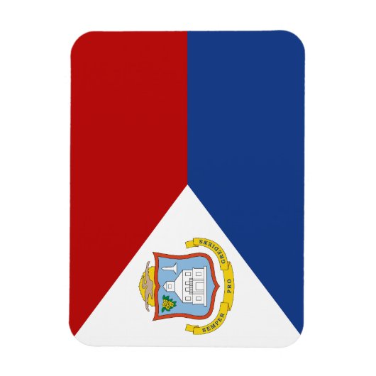 Sint Maarten Flag Magnet (Vertikal)