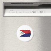 Sint Maarten Flag Magnet (In Situ (Geschirrspüler))