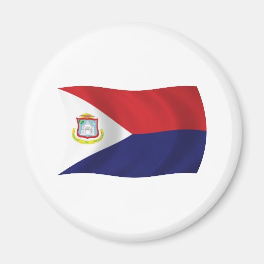 Sint Maarten Flag Magnet (Vorne)
