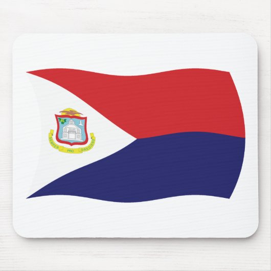 Sint Maarten Flag Mousepad (Vorne)