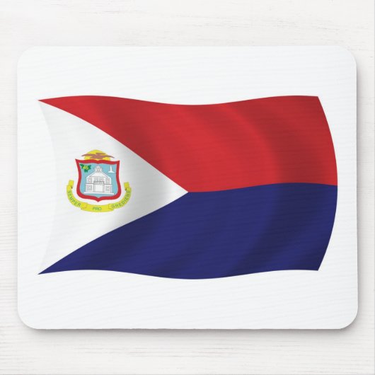 Sint Maarten Flag Mousepad (Vorne)
