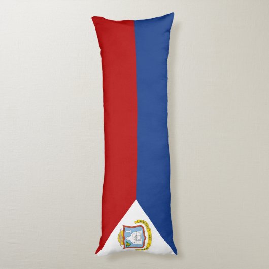 Sint Maarten Flag Seitenschläferkissen (Rückseite (Vertikal))