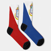 Sint Maarten Flag Socken (Rechts)
