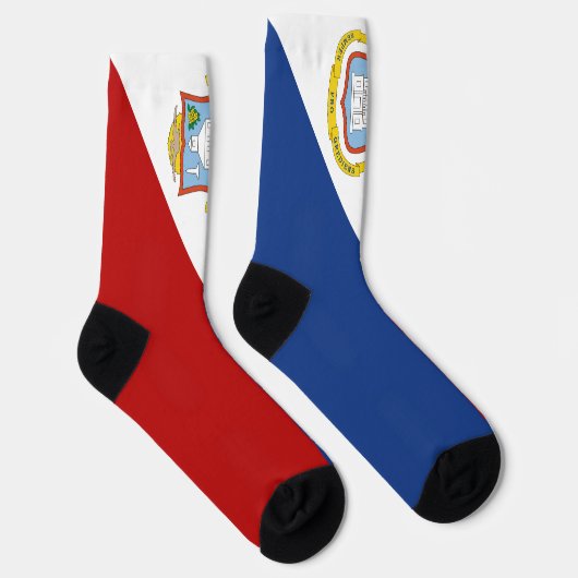 Sint Maarten Flag Socken (Rechts)