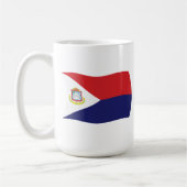 Sint Maarten Flag Tasse (Links)