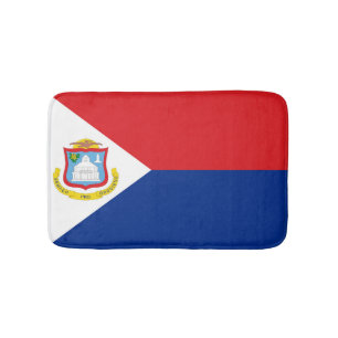 Sint Maarten Flagge Badematte