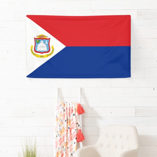 Sint Maarten Flagge Banner (Insitu)
