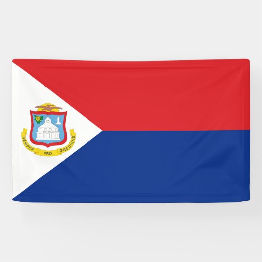 Sint Maarten Flagge Banner (Horizontal)