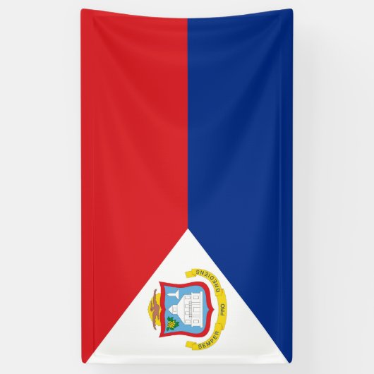 Sint Maarten Flagge Banner (Vertikal)