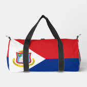 Sint Maarten Flagge Duffle Bag (Vorderseite)