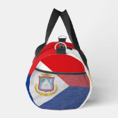 Sint Maarten Flagge Duffle Bag (Rechts)