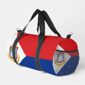 Sint Maarten Flagge Duffle Bag (Rechte Ecke)