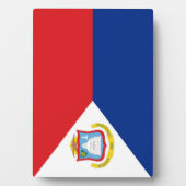 Sint Maarten Flagge Fotoplatte (Vorderseite)
