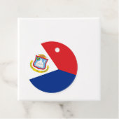 Sint Maarten Flagge Geschenkanhänger (Beispiel)