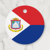 Sint Maarten Flagge Geschenkanhänger (Vorderseite)