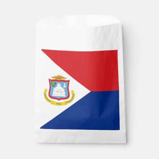 Sint Maarten Flagge Geschenktütchen (Vorderseite)