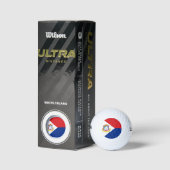 Sint Maarten Flagge Golfball (Verpackungen)