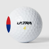 Sint Maarten Flagge Golfball (Logo)