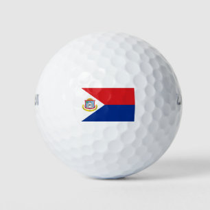 Sint Maarten Flagge Golfball