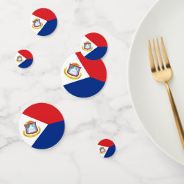 Sint Maarten Flagge Konfetti