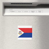 Sint Maarten Flagge Magnet (In Situ (Geschirrspüler))