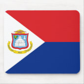 Sint Maarten Flagge Mousepad (Vorne)