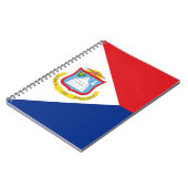 Sint Maarten Flagge Notizblock (Linke Seite)