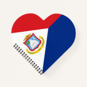 Sint Maarten Flagge Notizblock (Vorderseite)