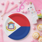 Sint Maarten Flagge Pappteller (Party)