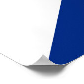 Sint Maarten Flagge Poster (Ecke)