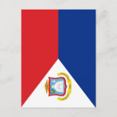 Sint Maarten Flagge Postkarte (Vorderseite)