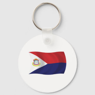 Sint Maarten Flagge Schlüsselanhänger