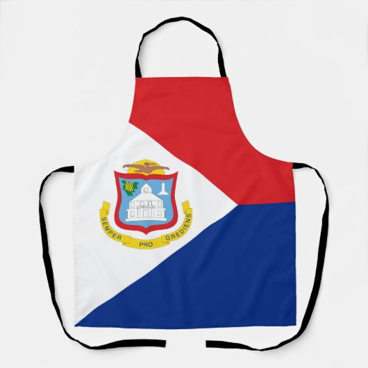 Sint Maarten Flagge Schürze (Vorderseite)