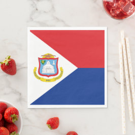Sint Maarten Flagge Serviette