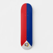 Sint Maarten Flagge Skateboard (Vorne)