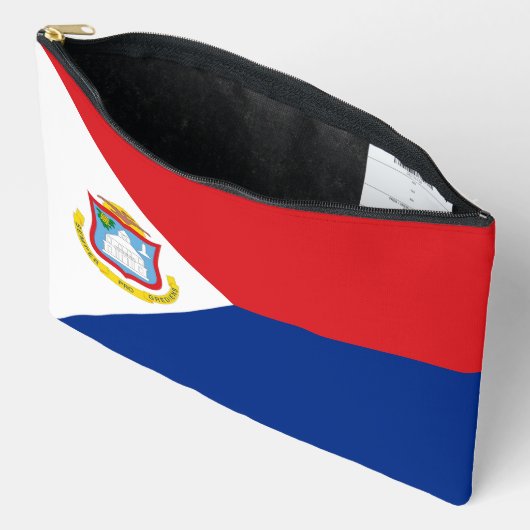 Sint Maarten Flagge Zubehörtasche (Offen)