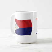 Sint-Maarten-Flaggen-Tasse Kaffeetasse (Vorderseite Links)