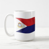 Sint-Maarten-Flaggen-Tasse Kaffeetasse (Links)