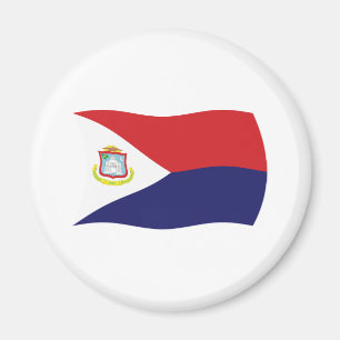 Sint-Maarten-Flaggenmagnet Magnet