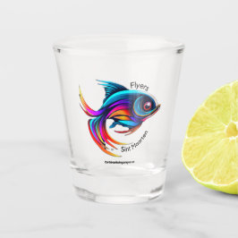 Sint Maarten Flyer der CaribbeanHockeyLeague Schnapsglas