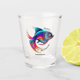 Sint Maarten Flyer der CaribbeanHockeyLeague Schnapsglas