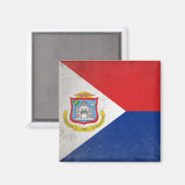 Sint Maarten Magnet (Vorderseite/Rückseite)