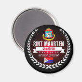Sint Maarten Magnet (Vorderseite/Rückseite)